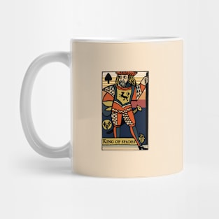 Classic Original Standard Character of Playing Card King of Spades Mug